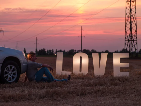 Gemaakt liefde brieven — Stockfoto