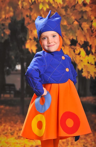 Bambina con samovar — Foto Stock