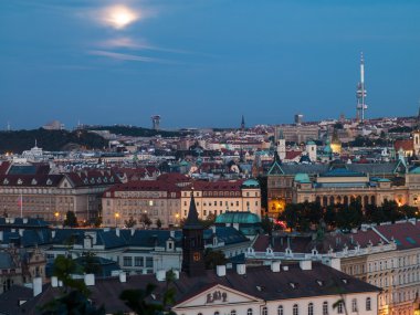 Prag akşam peyzaj