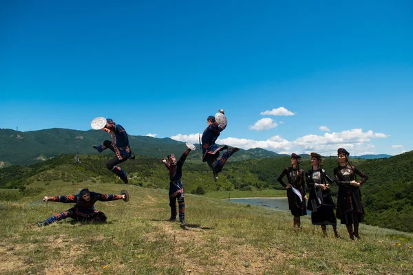 National Song and Dance Ensemble of Georgia Erisioni — Stock Photo, Image