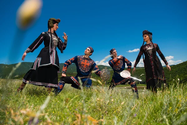 National Song and Dance Ensemble of Georgia Erisioni — Stock Photo, Image