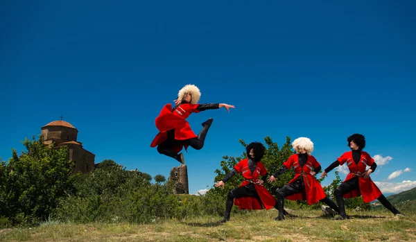 Nationella sång och dans ensemble av Georgien erisioni — Stockfoto