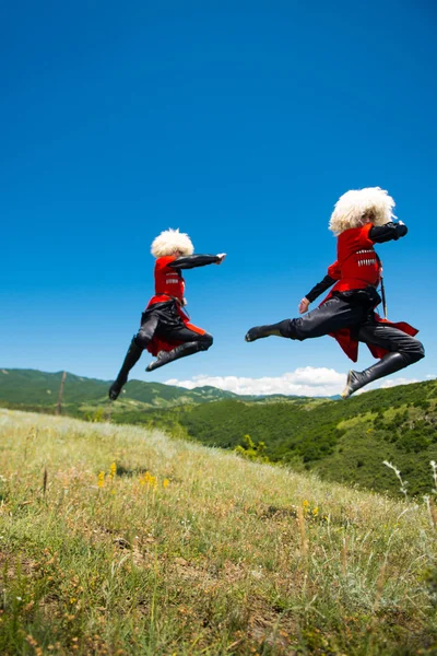 Ensemble Nazionale di Canzone e Danza della Georgia Erisioni — Foto Stock