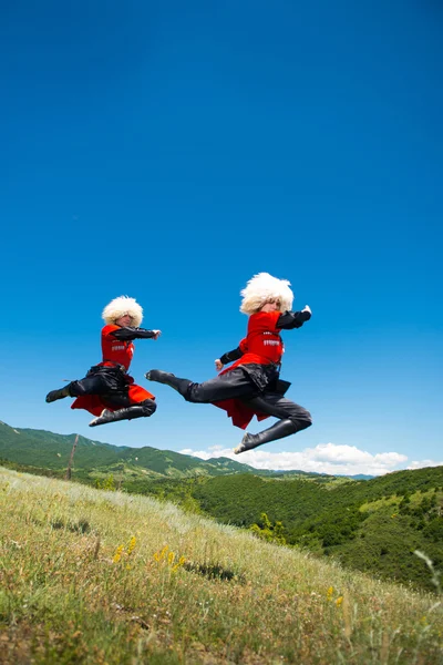 Ensemble Nazionale di Canzone e Danza della Georgia Erisioni — Foto Stock