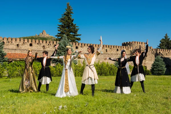 National Song and Dance Ensemble of Georgia Erisioni — Stock Photo, Image