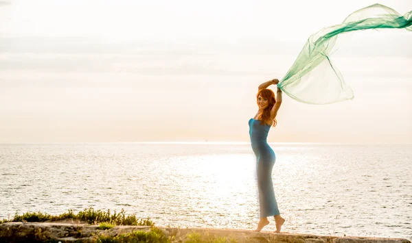 Girl on Chersonesos — Stock Photo, Image