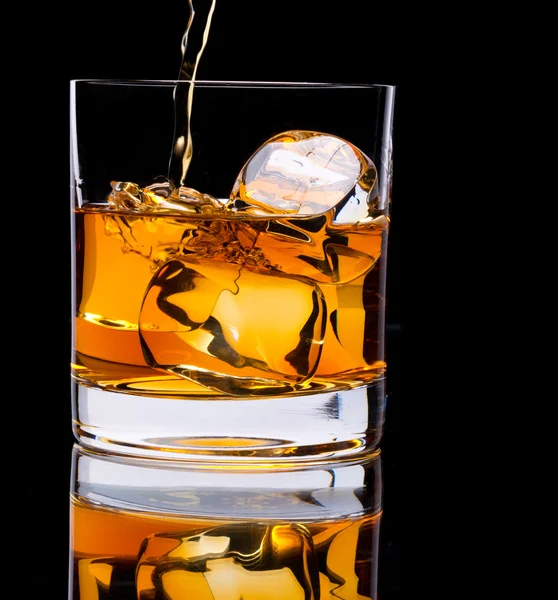 Whisky glas — Stockfoto