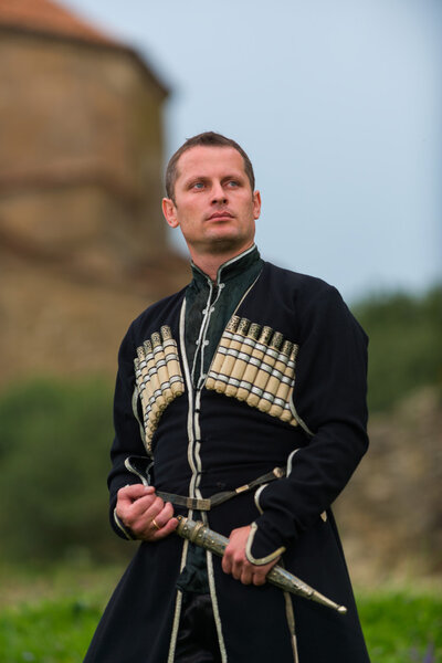 Man in Georgian national dress. 