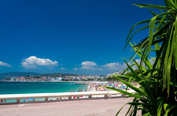 Maritime Promenade Beautiful Clouds Cannes France — Stock Photo, Image