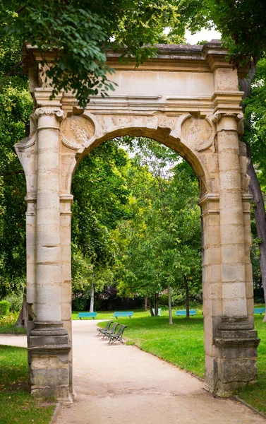 Ancient Arch Leisure Park Paris — Stock Photo, Image