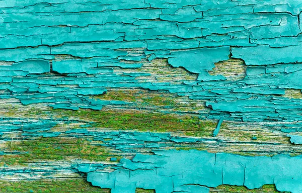 Texture Old Green Paint Wood — Stock fotografie