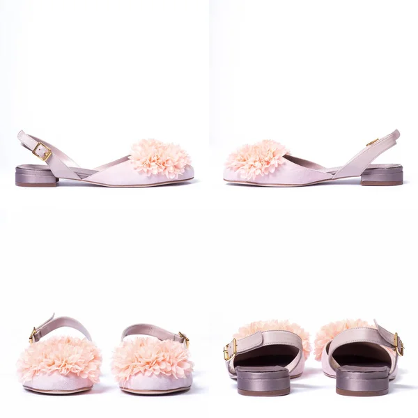 Könnyű Női Cipők Elszigetelt Háttérrel — Stock Fotó
