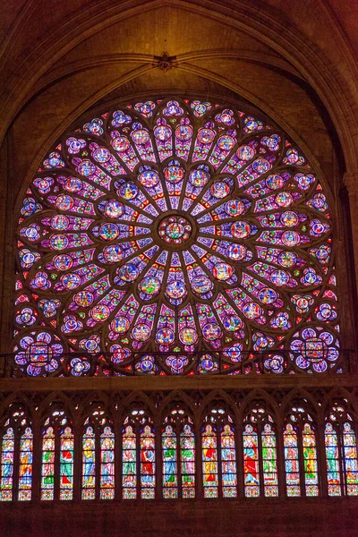 Inneneinrichtung Der Kathedrale Notre Dame Frankreich — Stockfoto