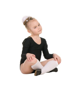 Balerin siyah mayo eğitim