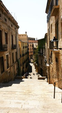 Alley girona antik kenti