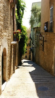 Alley girona antik kenti