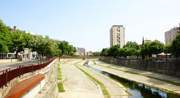 Riverbed of the river Oñar — 스톡 사진