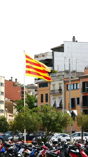 Vlajka Katalánsko — Stock fotografie