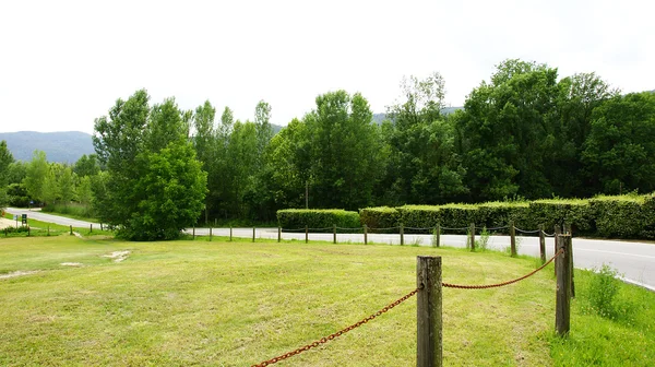 Field fenced — Stock Photo, Image