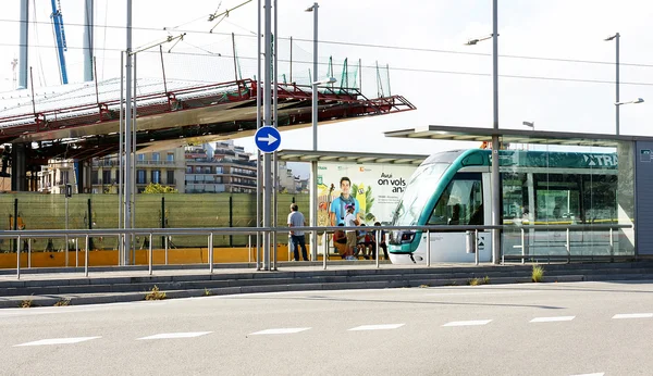 Station van trams — Stockfoto