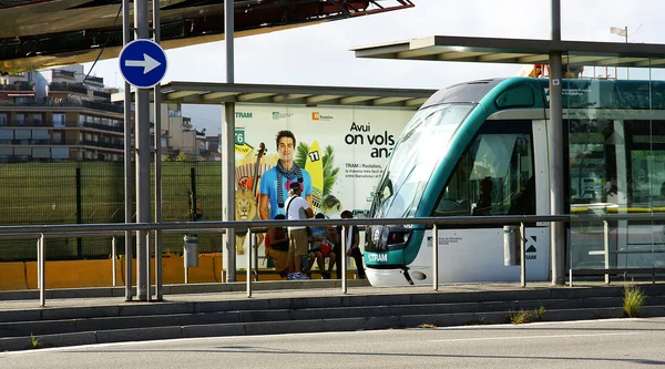 Stazione di tram — Foto Stock