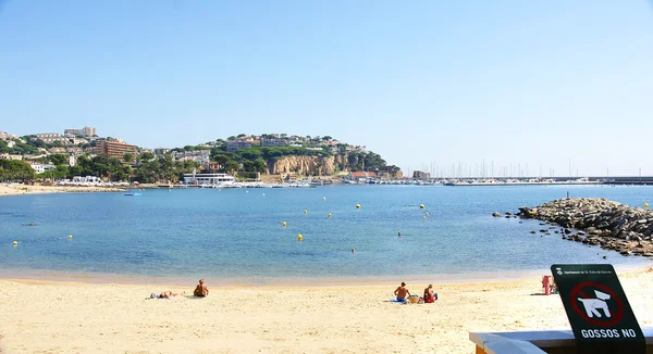 Beach of Sant Feliu Guixols — Stock Photo, Image