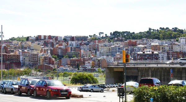 Panorama av ett kvarter i barcelona — Stockfoto