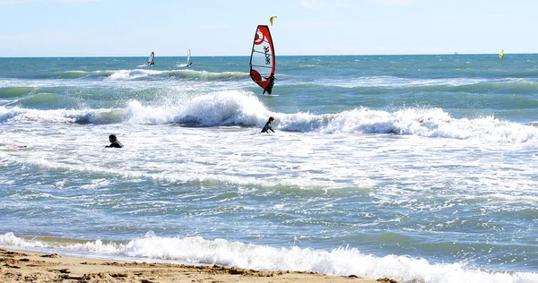 Kitesurf. — Fotografia de Stock