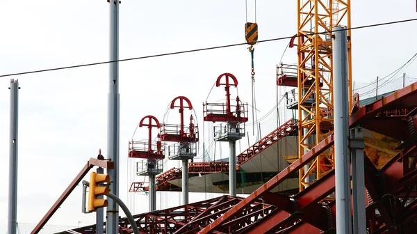 Construction of the Nuevos Encantes — Stock Photo, Image