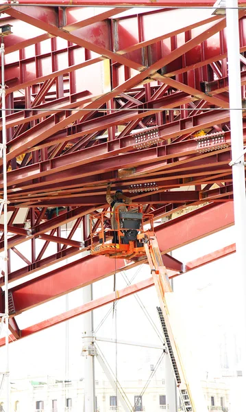 Construction of the Nuevos Encantes — Stock Photo, Image