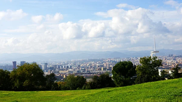 Barcelona panoramik — Stok fotoğraf