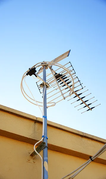 Antennes dans une terrasse — Photo