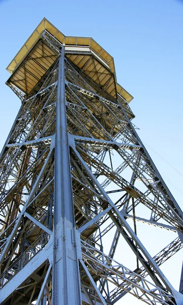 Structuur van de kabelbaan toren — Stockfoto