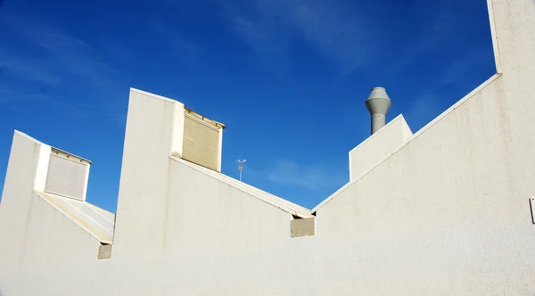Moll de gregal beyaz binalar — Stok fotoğraf
