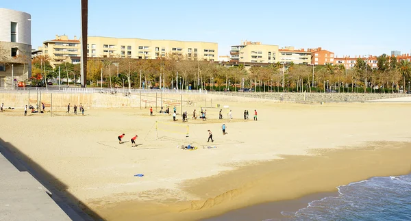 Panoramic of a beach — Stock Photo, Image