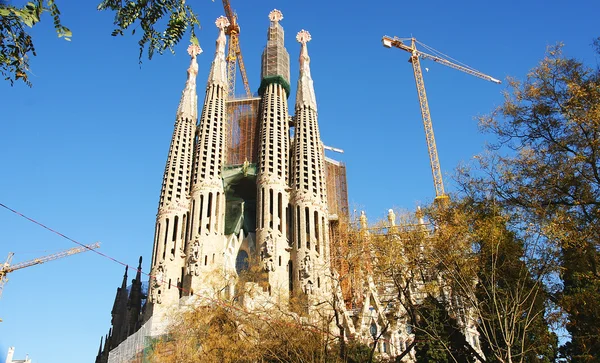 Temple or Church of the Sagrada Familia of Gaudí — Stock Photo, Image