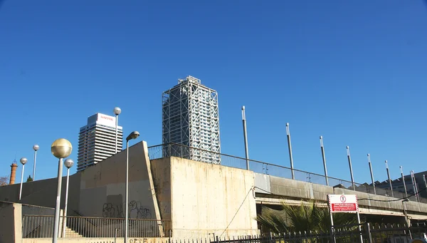 Torri nel Porto Olimpico — Foto Stock