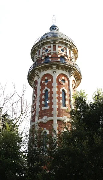 Tibidabo içinde eski su deposu — Stok fotoğraf