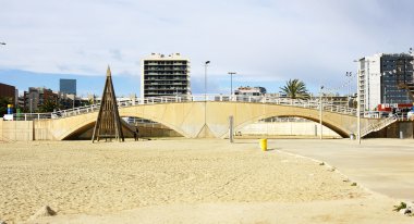 görünümü ile plaj mar bella Köprüsü ve Bahçesi