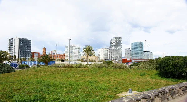 Jardines en la Mar Bella de Barcelona — Foto de Stock