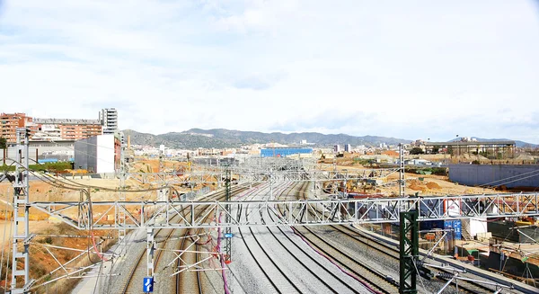 Acondicionamiento de obras para trenes de alta velocidad AVE —  Fotos de Stock