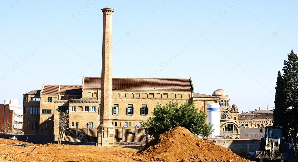 Old Fireplace Of The Complex Hospital Of Santa Cruz And San Pablo