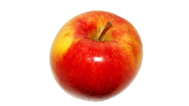 Beyaz arkaplanda elmalar