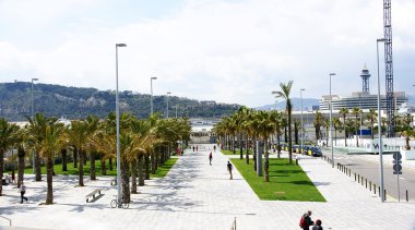 Barcelona'da bahçeleri