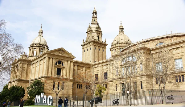 Национальный художественный музей Каталонии — стоковое фото