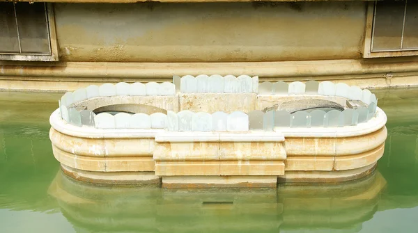 Detalhe de um dos jatos da fonte de Montjuic — Fotografia de Stock