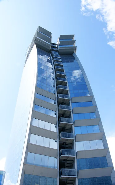 Gevel van een modern gebouw van hotel. — Stockfoto