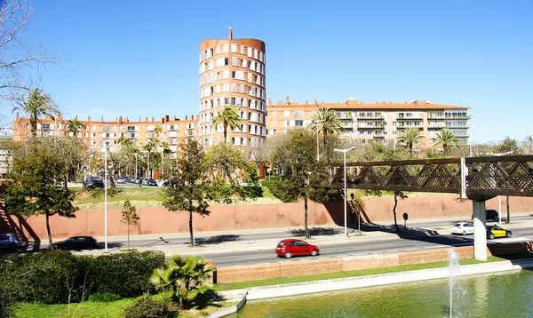 Overzicht van de ronda del litoral in poble nou — Stockfoto