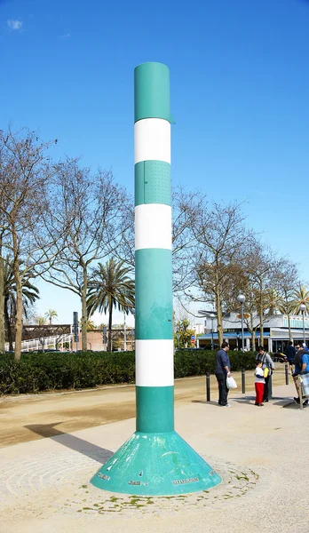 Ventos de Signpost na praia de Nova Icaria — Fotografia de Stock