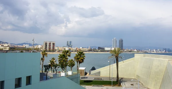 Sky line Barcelona — Stock fotografie